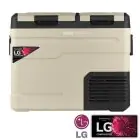 Холодильник автомобільний Brevia 47л (компресор LG) двокамерний 23525 — мініатюра 1