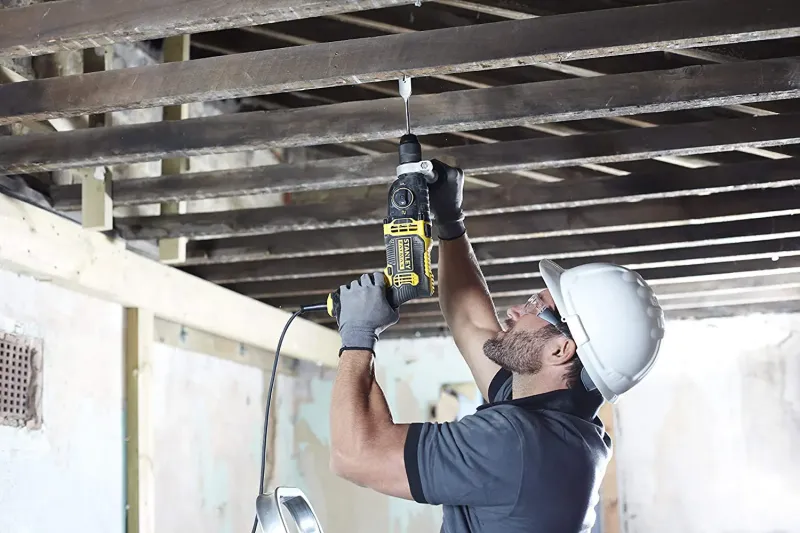 Дрель сетевая ударная STANLEY FATMAX FMEH1100K - фото 4