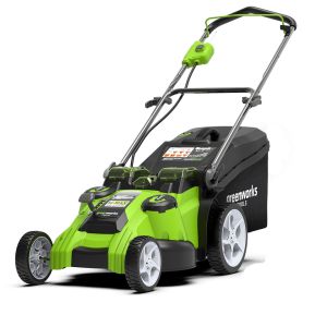 Акумуляторна газонокосарка Greenworks G40LM49DB (40В, ширина 49 см, Мульчування, без АКБ)