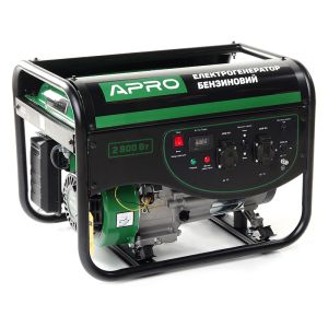 Генератор бензиновый APRO 4-х тактный 2.5/2.8 кВт (ручной запуск)