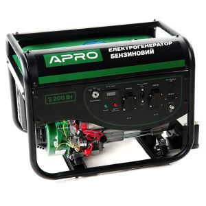 Генератор бензиновый APRO 4-х тактный 3.0/3.2 кВт (электро запуск)