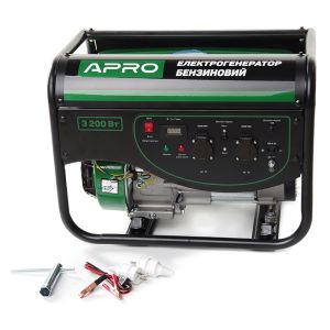 Бензиновый генератор APRO 4-х тактный 3.0/3.2 кВт (Ручной старт)