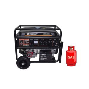 Генератор ГАЗ/бензиновий GREENMAX MB9000EB3 7.0/7.5 кВт, трифазний, з електрозапуском