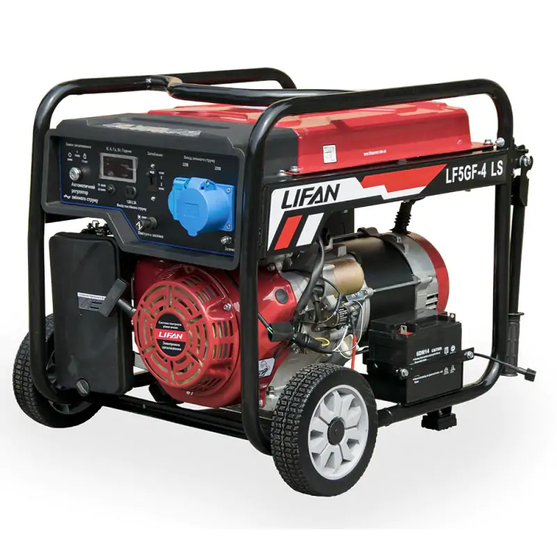 Генератор газовый Lifan LF5GF-4LS с электрозапуском - фото 2