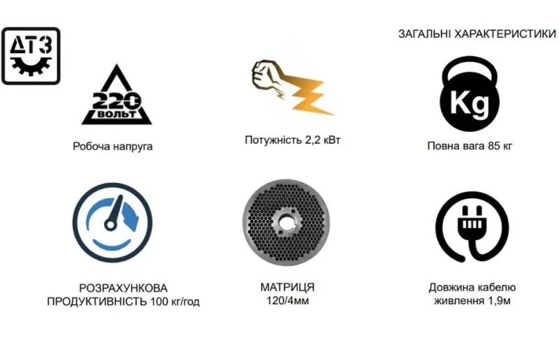 Гранулятор кормов ДТЗ ГКП-120-2,2 - фото 7 Гранулятор кормов ДТЗ ГКП-120-2,2 - фото 7