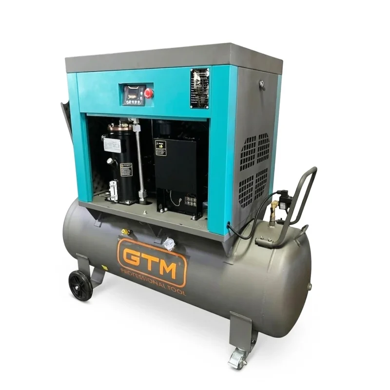 Винтовой компрессор GTM DLG7.5V/inv Closed case, 200 л, 1000 л/мин, 380 В (25143) - фото 4 Винтовой компрессор GTM DLG7.5V/inv Closed case, 200 л, 1000 л/мин, 380 В (25143) - фото 4