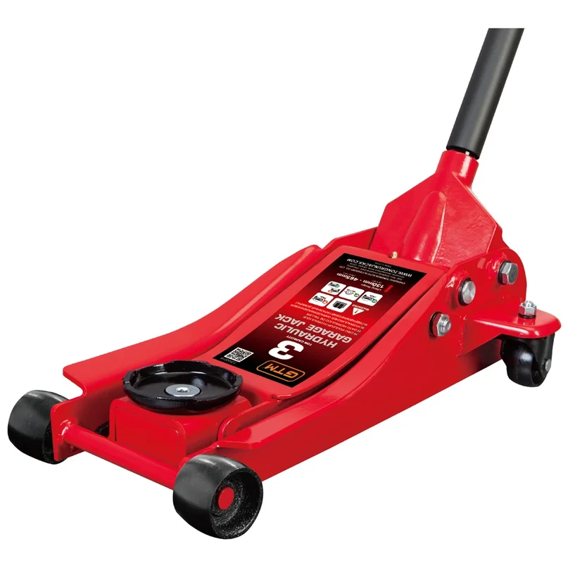 Домкрат подкатной низкопрофильный GTM T830018, 3 т, 87–455 мм - фото 1 Домкрат подкатной низкопрофильный GTM T830018, 3 т, 87–455 мм - фото 1