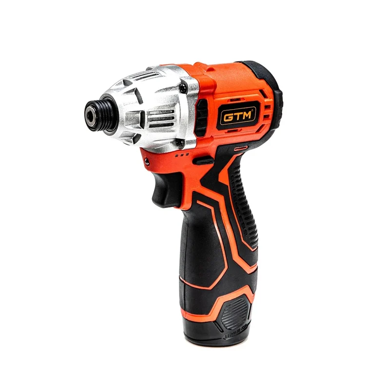 Ударный винтоверт GTM IS12/120BL, 12 В, 120 Н·м, 2 АКБ 2 А·ч, ЗУ и кейс - фото 2 Ударный винтоверт GTM IS12/120BL, 12 В, 120 Н·м, 2 АКБ 2 А·ч, ЗУ и кейс - фото 2