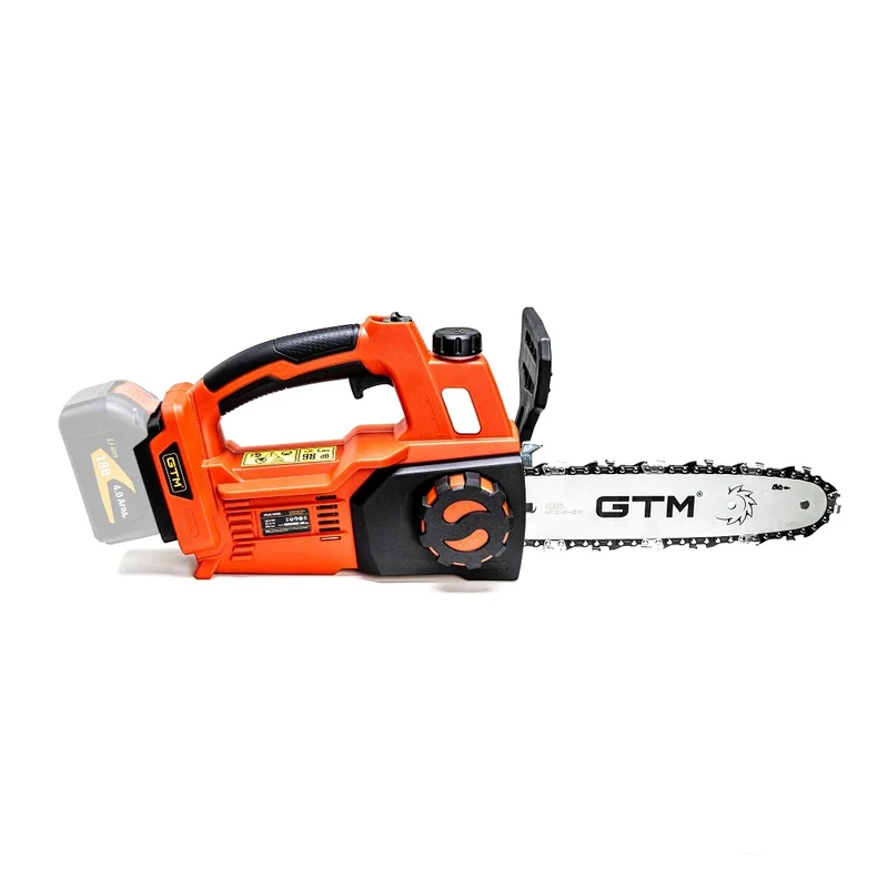 Аккумуляторная цепная пила GTM CS18/250BL KIT, 18 В, шина 25 см, АКБ 4 А·ч и зарядка - фото 3 Аккумуляторная цепная пила GTM CS18/250BL KIT, 18 В, шина 25 см, АКБ 4 А·ч и зарядка - фото 3
