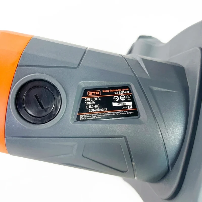 Строительный миксер GTM MX-80/1400, 1400 Вт, 2 скорости, М14 - фото 11 Строительный миксер GTM MX-80/1400, 1400 Вт, 2 скорости, М14 - фото 11