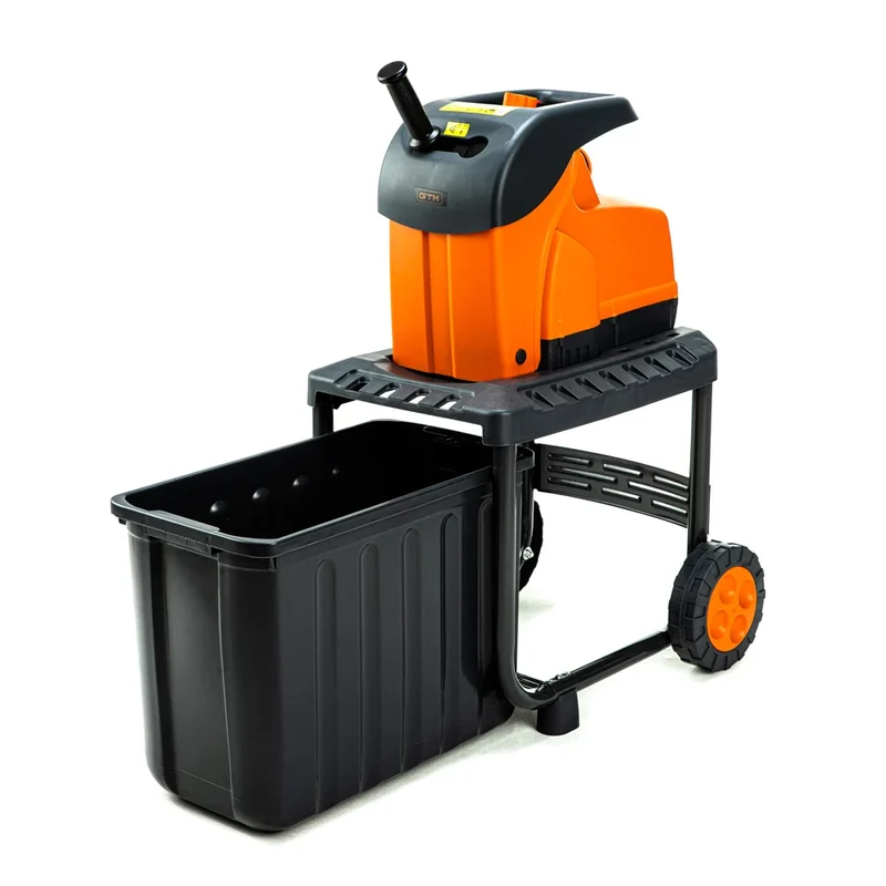 Садовый измельчитель GTM DS2800/45 KIT, 2800 Вт, ветки до 45 мм, бак 60 л + удлинитель 10 м - фото 6