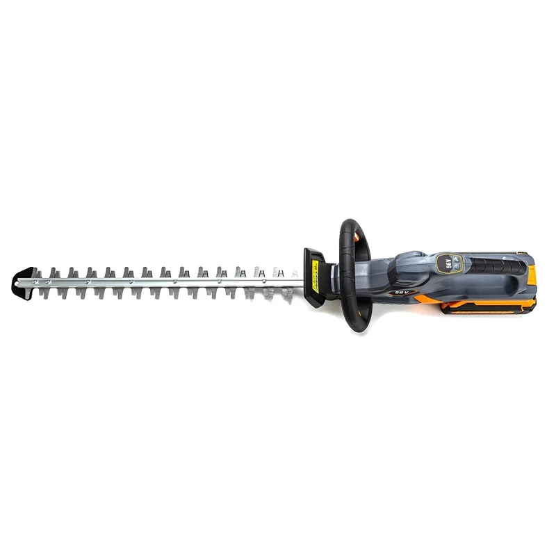 Аккумуляторный кусторез GTM HT56/560BL KIT, 56 В, лезвие 66 см, АКБ 2,5 А·ч - фото 3