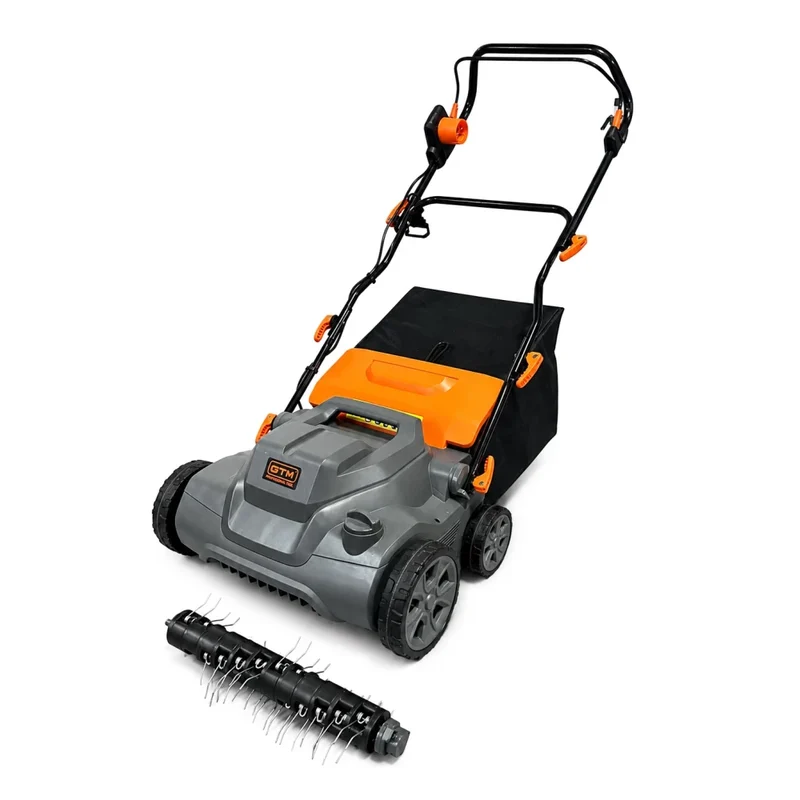 Электрический аэратор-скарификатор GTM LS-S3805, 1600 Вт, 38 см, травосборник 45 л - фото 4 Электрический аэратор-скарификатор GTM LS-S3805, 1600 Вт, 38 см, травосборник 45 л - фото 4