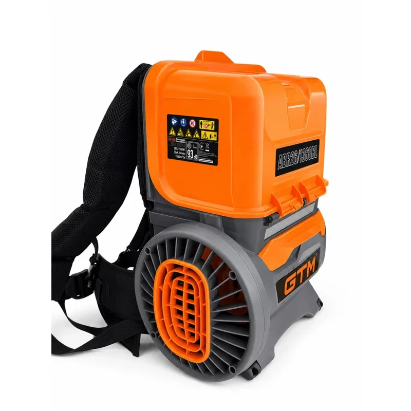 Воздуходувка ранцевая аккумуляторная GTM ABR56/1360BL 56 В, 1360 м³/ч, без АКБ и ЗУ - фото 3 Воздуходувка ранцевая аккумуляторная GTM ABR56/1360BL 56 В, 1360 м³/ч, без АКБ и ЗУ - фото 3