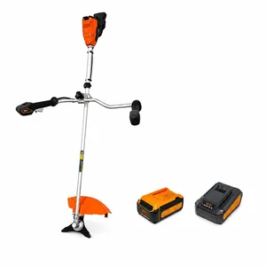 Аккумуляторная мотокоса GTM BC56/1200BL KIT, 56 В, с АКБ и зарядкой
