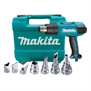Будівельний фен Makita HG6531CK (2000 Вт, LCD-дисплей, 80-650°C, Кейс)