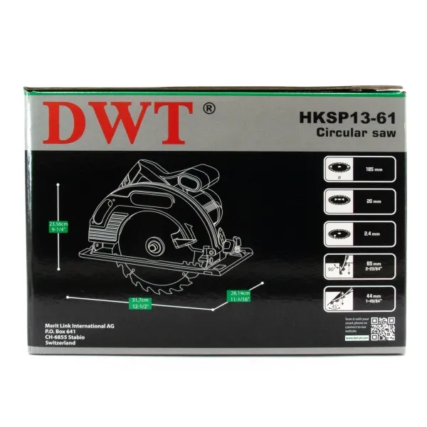 Пила ручна циркулярна DWT HKSP13-61 - фото 8 Пила ручна циркулярна DWT HKSP13-61 - фото 8