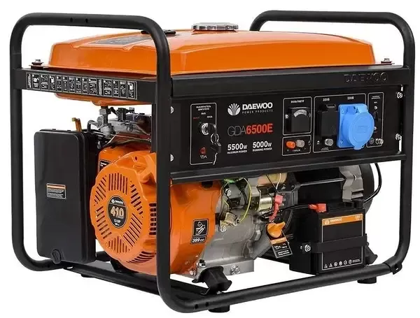 Бензиновый электрогенератор Daewoo GDA 6500E - фото 2