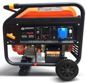 Бензиновий електрогенератор Daewoo GDA 7500Е (Expert)