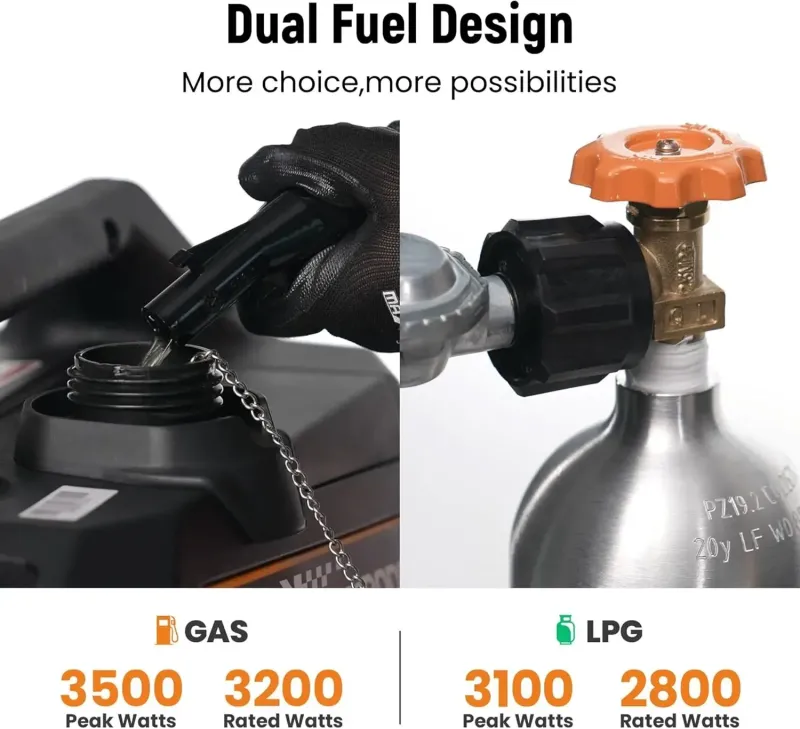 Инверторный газобензиновый генератор MaXpeedingRods MXR3800DF - фото 5