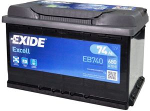 Автомобільний акумулятор Exide 6СТ-74 Excell EB740