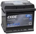 Автомобильный аккумулятор Exide 6СТ-47 Premium EA472 — миниатюра 1