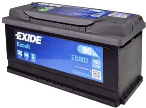 Автомобільний акумулятор Exide 6СТ-80 Excell EB802