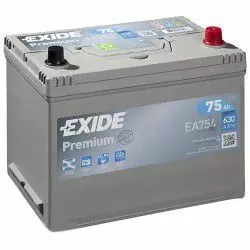 Товар Автомобильный аккумулятор Exide 6СТ-75 Premium EA755