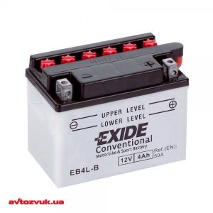 Мото акумулятор Exide 6СТ-4 EB4L-B