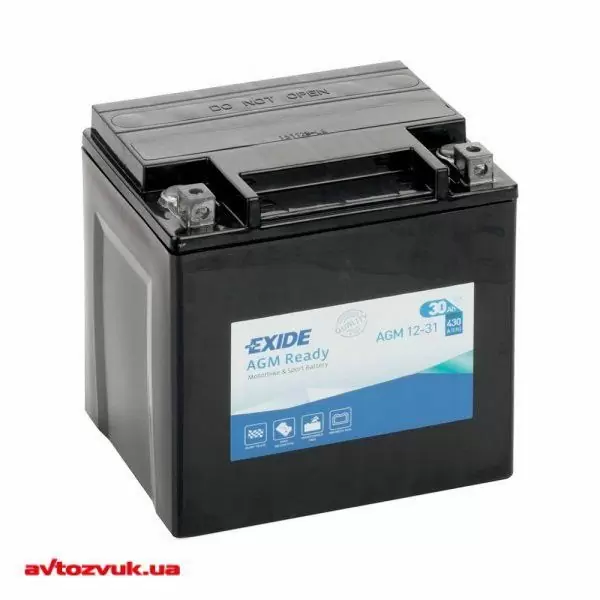 Мото акумулятор Exide 6СТ-30 AGM12-31 - фото 1 Мото акумулятор Exide 6СТ-30 AGM12-31 - фото 1
