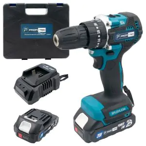 Товар Аккумуляторный шуруповерт PROFI-TEC PCD4020BL POWERLine (2*PT2020MP (2.0 Ач), зарядное устройство)
