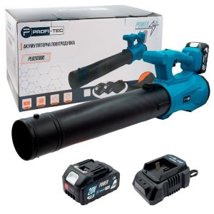 Акумуляторна повітродувка PROFI-TEC PLB2036BL POWERLine (1*PT2040MP (4.0 Аг), зарядний пристрій)