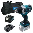 Аккумуляторный гайковерт PROFI-TEC DTW800BL POWERLine (1*PT2040EP (4.0 Ач), зарядное устройство) — миниатюра 1