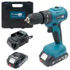 Аккумуляторный шуруповерт PROFI-TEC PCD3520BL POWERLine (2*PT2020MP (2.0 Ач), зарядное устройство) — миниатюра 1