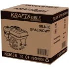 Бензиновий двигун Kraft&Dele KD638 7.0 к.с. шпонка — мініатюра 10