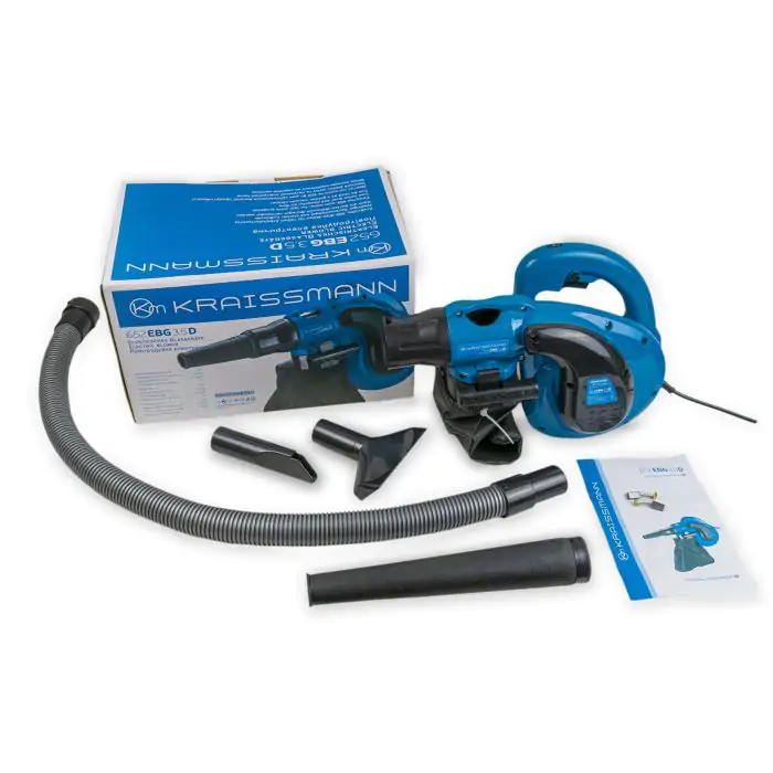Воздуходувка электрическая KRAISSMANN 652 EBG 3.5D (с функцией пылесоса) - фото 5