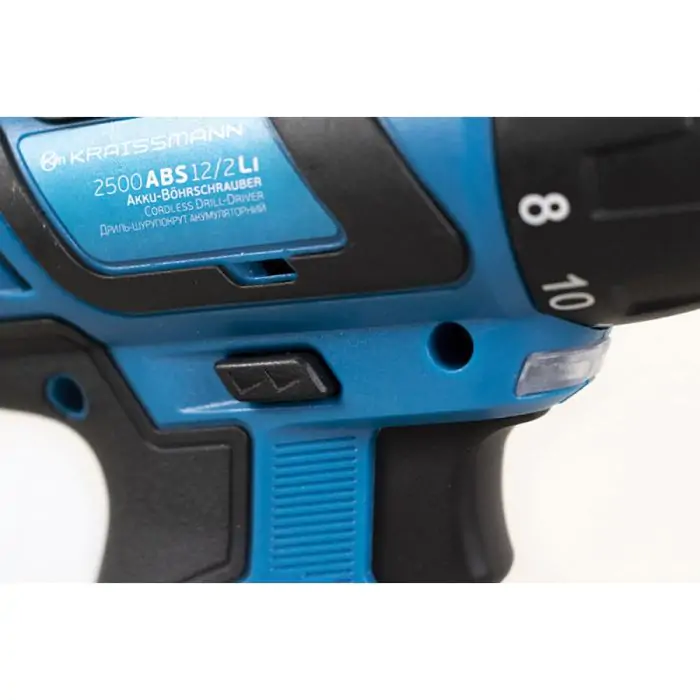 Шуруповерт аккумуляторный KRAISSMANN 2500 ABS 12/2 Li - фото 9 Шуруповерт аккумуляторный KRAISSMANN 2500 ABS 12/2 Li - фото 9