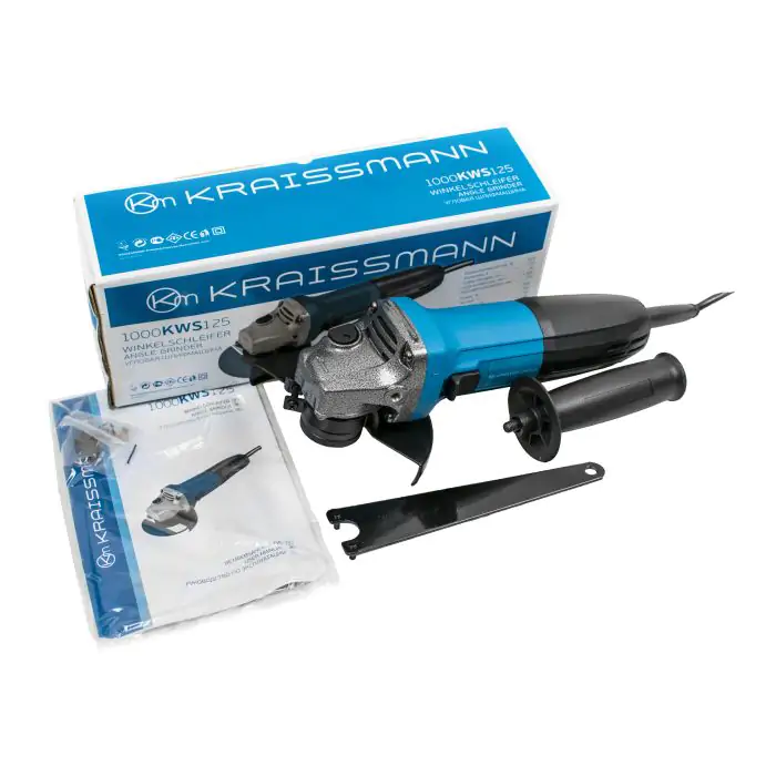 Угловая шлифовальная машина (болгарка) KRAISSMANN 1000 KWS 125 - фото 6