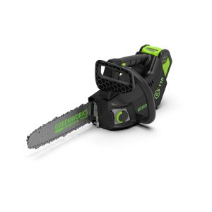 Акумуляторна одноручна пила Greenworks GD40TCS (каркас, 40В, безщіткова, шина 25 см)