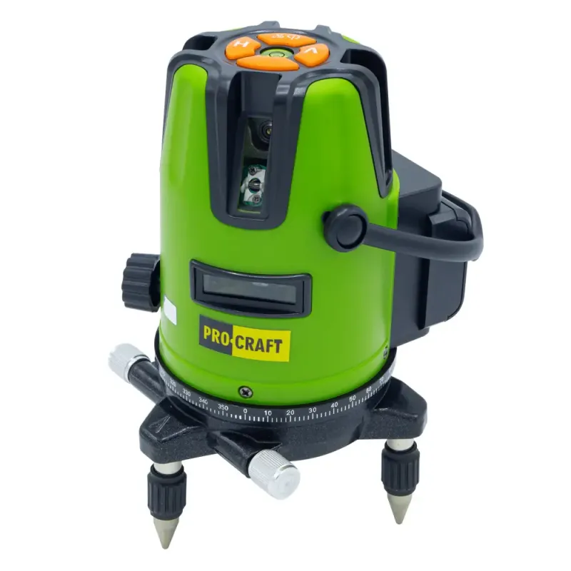 Лазерный уровень Procraft LE-5D (с зеленым диодом) - фото 2