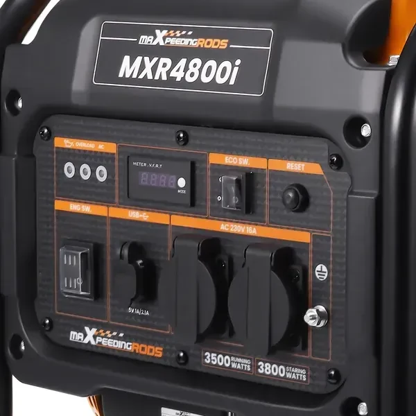 Инверторный бензиновый генератор MaXpeedingRods MXR4800i 3,5 кВт - фото 7 Инверторный бензиновый генератор MaXpeedingRods MXR4800i 3,5 кВт - фото 7