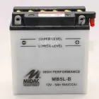 Аккумулятор 5AH-12V MB5L-B (YB5L-B) MIDAC MOTO (120Х60Х130), R, EN55 — миниатюра 4
