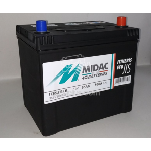 Акумулятор 6СТ-65A MIDAC ITINERIS EFB-STOP & START ASIA, 12V, 65AH (-/+), EN560А