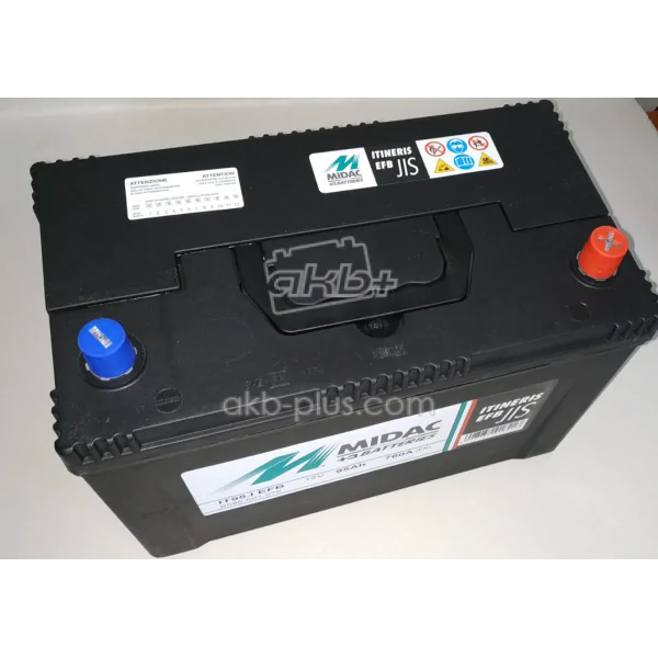 Акумулятор 6СТ-95A MIDAC ITINERIS EFB-STOP & START ASIA, 12V, 95AH (-/+), EN760А - фото 3