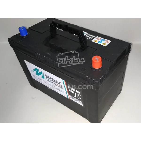 Акумулятор 6СТ-95A MIDAC ITINERIS EFB-STOP & START ASIA, 12V, 95AH (-/+), EN760А - фото 2