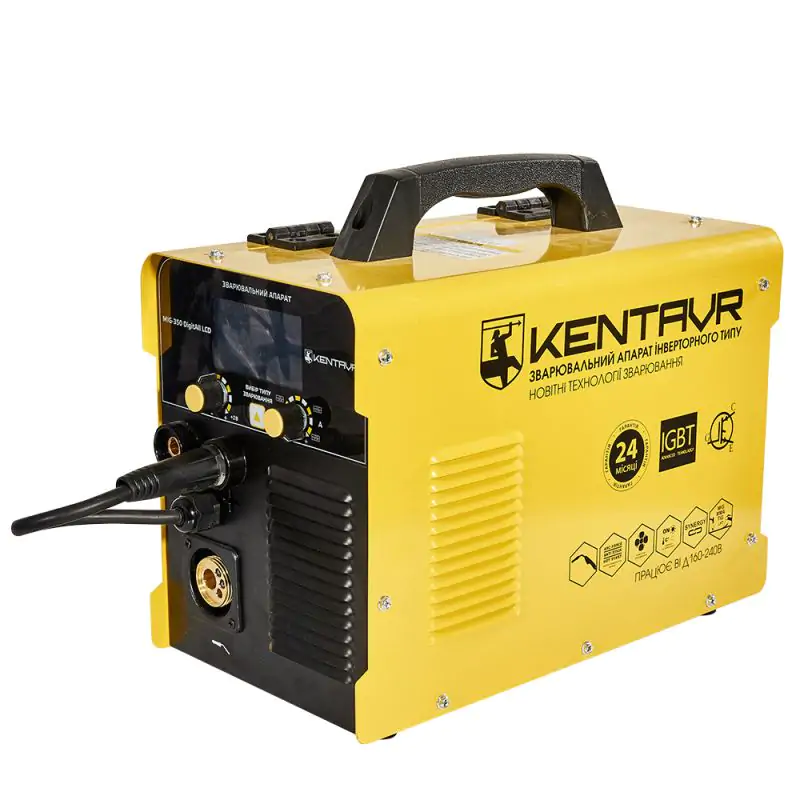 Зварювальний апарат Кентавр MIG-350 DigitAll LCD - фото 1 Зварювальний апарат Кентавр MIG-350 DigitAll LCD - фото 1