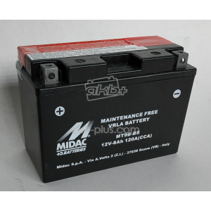 Акумулятор 8AH-12V MT9B-BS (MT9B-BS) MIDAC MOTO (150Х69Х105), L, EN120