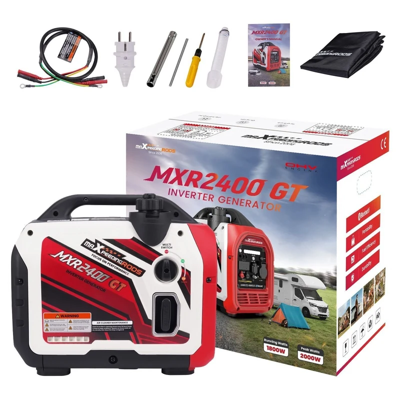 Инверторный генератор MaXpeedingRods MXR2400GT 2 кВт с Bluetooth - фото 4 Инверторный генератор MaXpeedingRods MXR2400GT 2 кВт с Bluetooth - фото 4