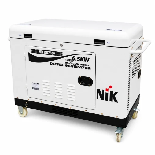 Дизельный генератор NiK DG7500 6/6,5 кВт, 220 В, электростарт - фото 1 Дизельный генератор NiK DG7500 6/6,5 кВт, 220 В, электростарт - фото 1