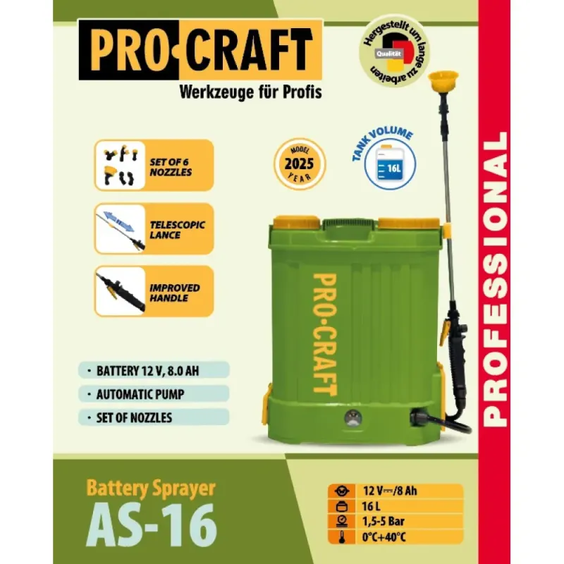 Обприскувач Procraft AS-16 - фото 2